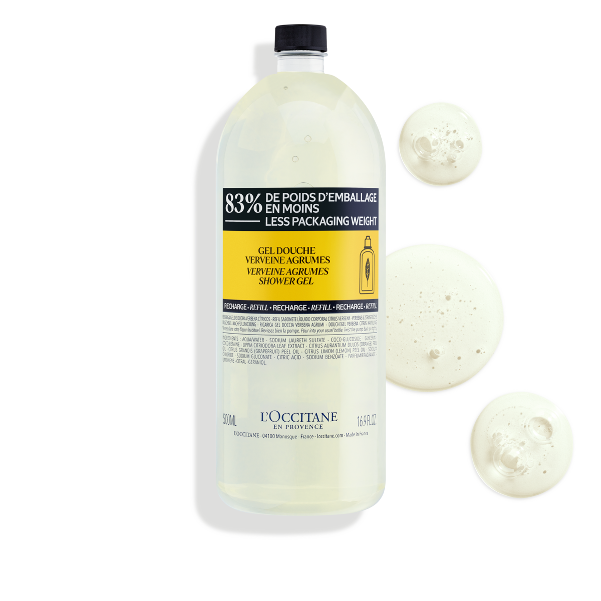 Citrus Verbena Shower Gel Áfylling