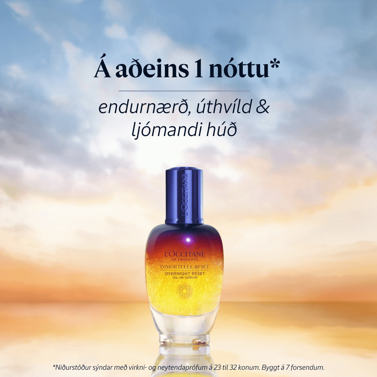 Immortelle Overnight Reset Oil-in-Serum (Stórt)