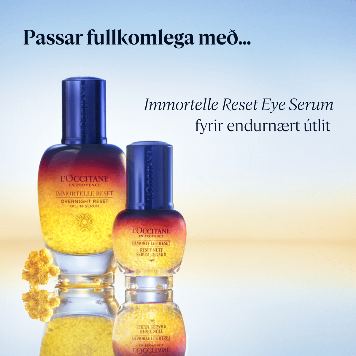 Immortelle Overnight Reset Oil-in-Serum (Stórt)
