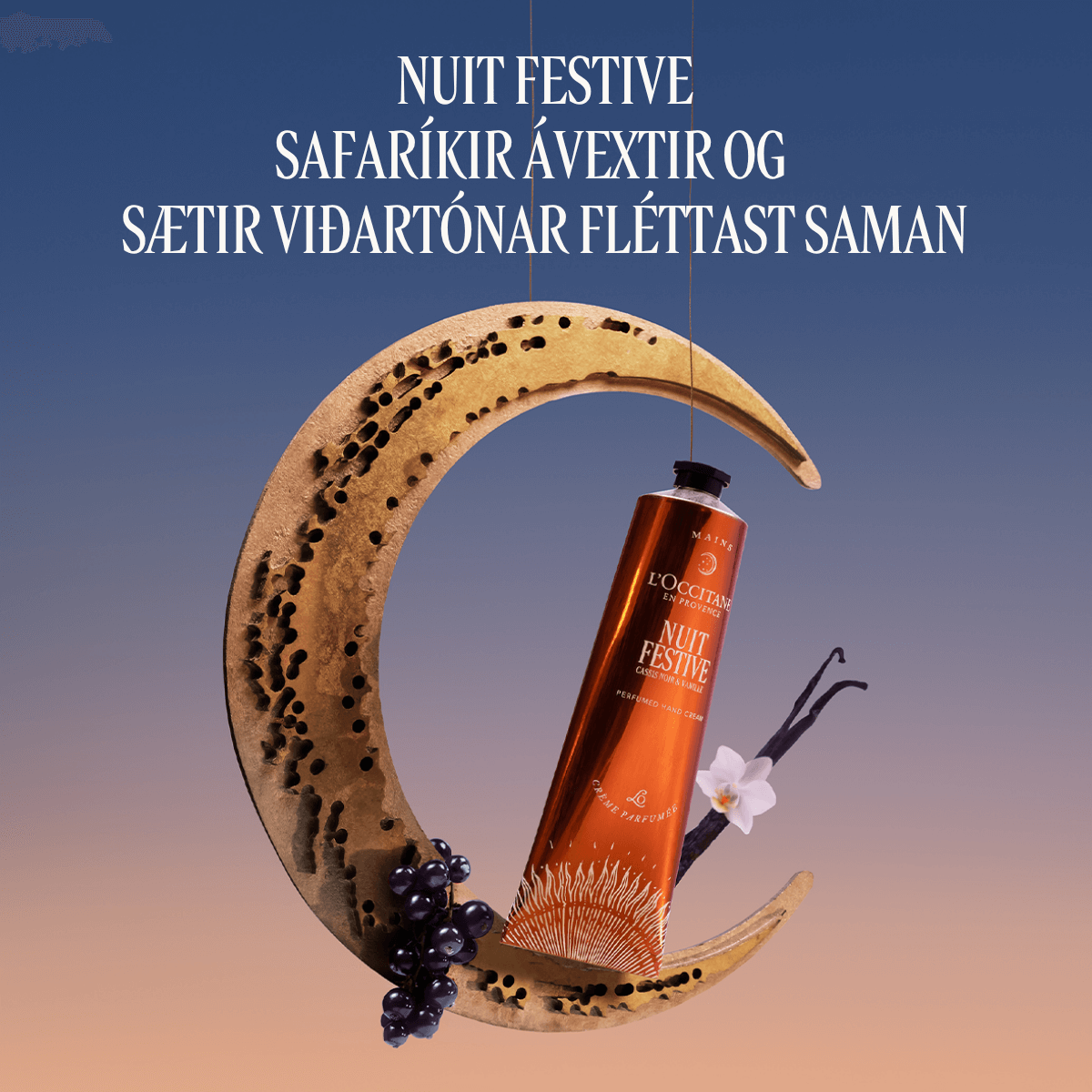 Nuit Festive Perfumed Hand Cream (Ferðastærð)