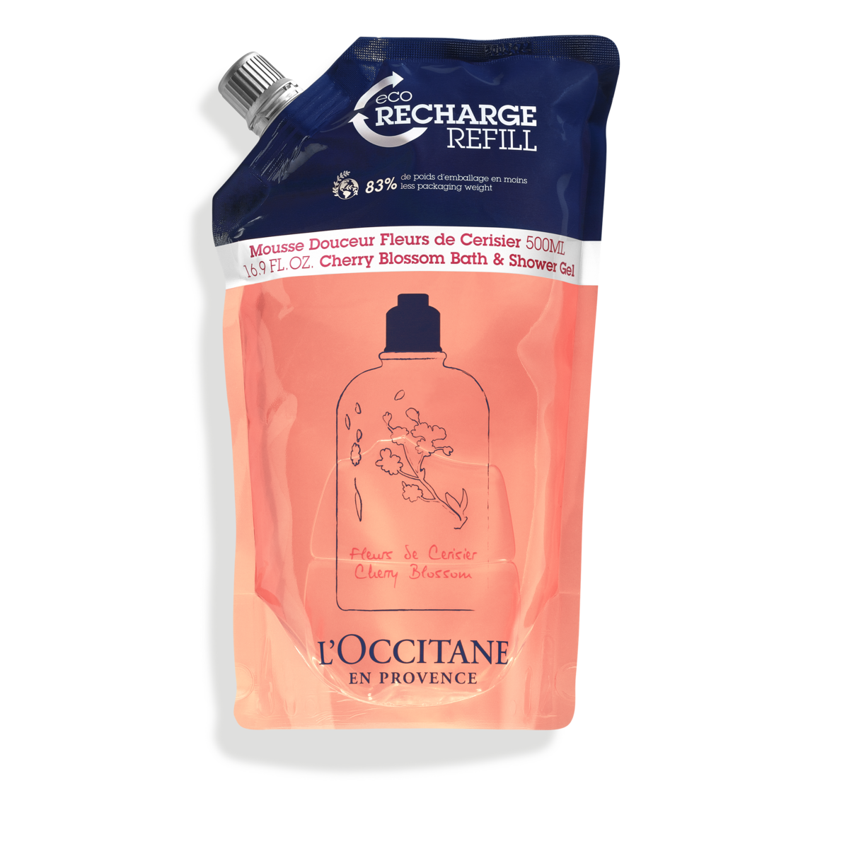 Cherry Blossom Bath & Shower Gel Áfylling