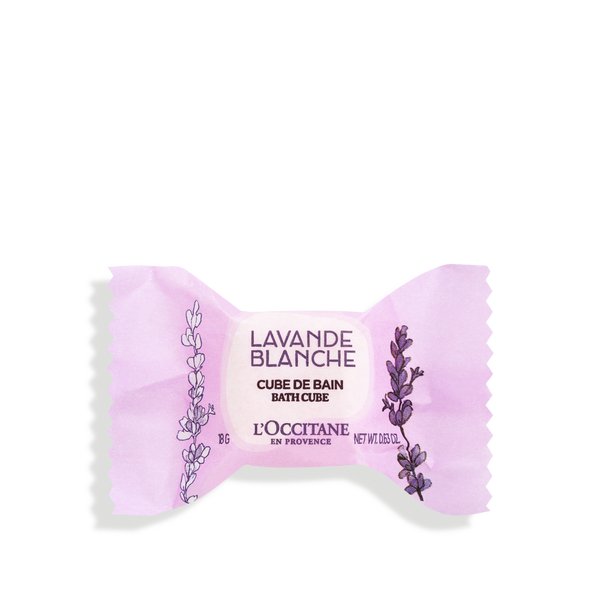 White Lavender Bath Cube