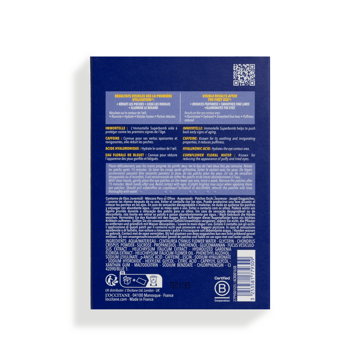  Immortelle Precious Eye Patches