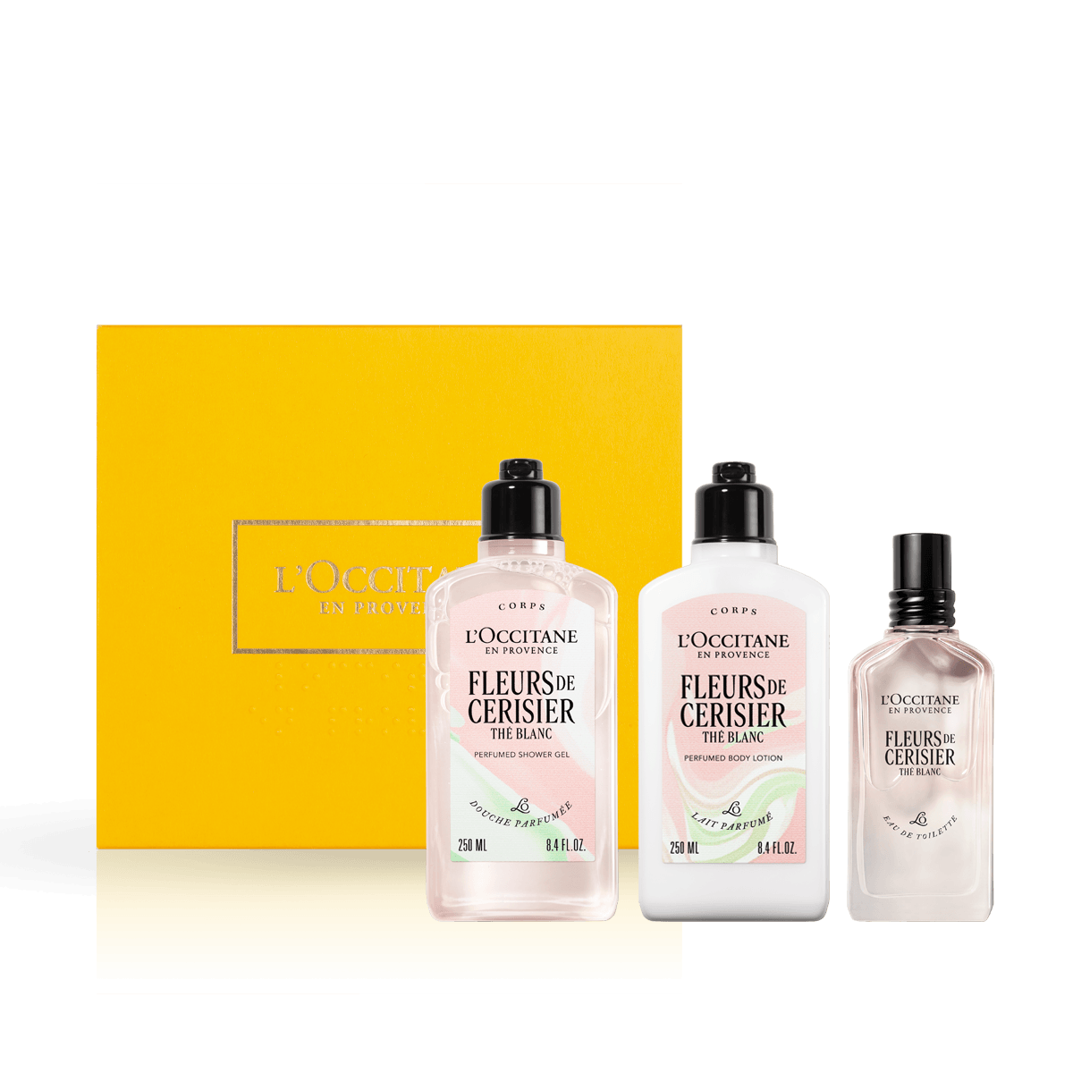 Fleurs de Cerisier Thé Blanc Gjafakassi