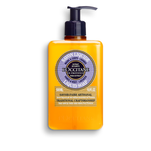 Shea Lavender Liquid Soap (Fjölskyldustærð)