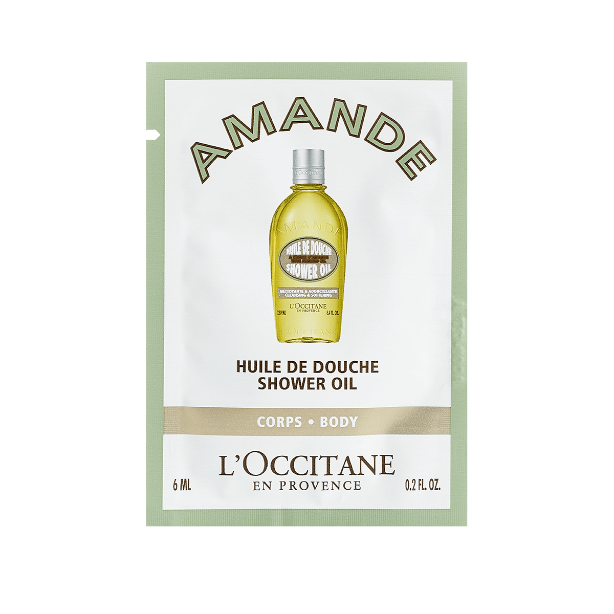 Almond Shower Oil Sample